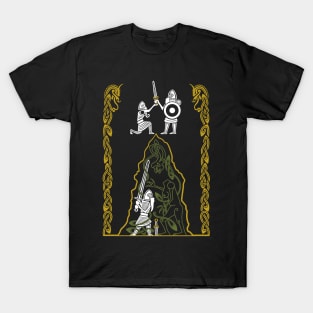 Beowulf Vs Grendel's Mother T-Shirt